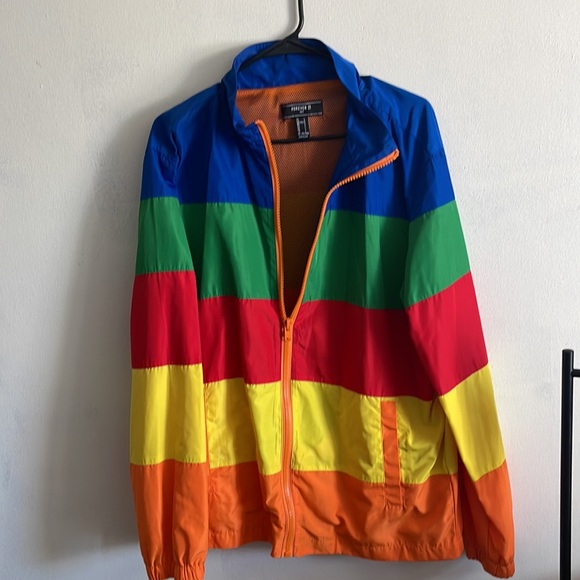 Rainbow Striped Jacket - Picture 2 of 3